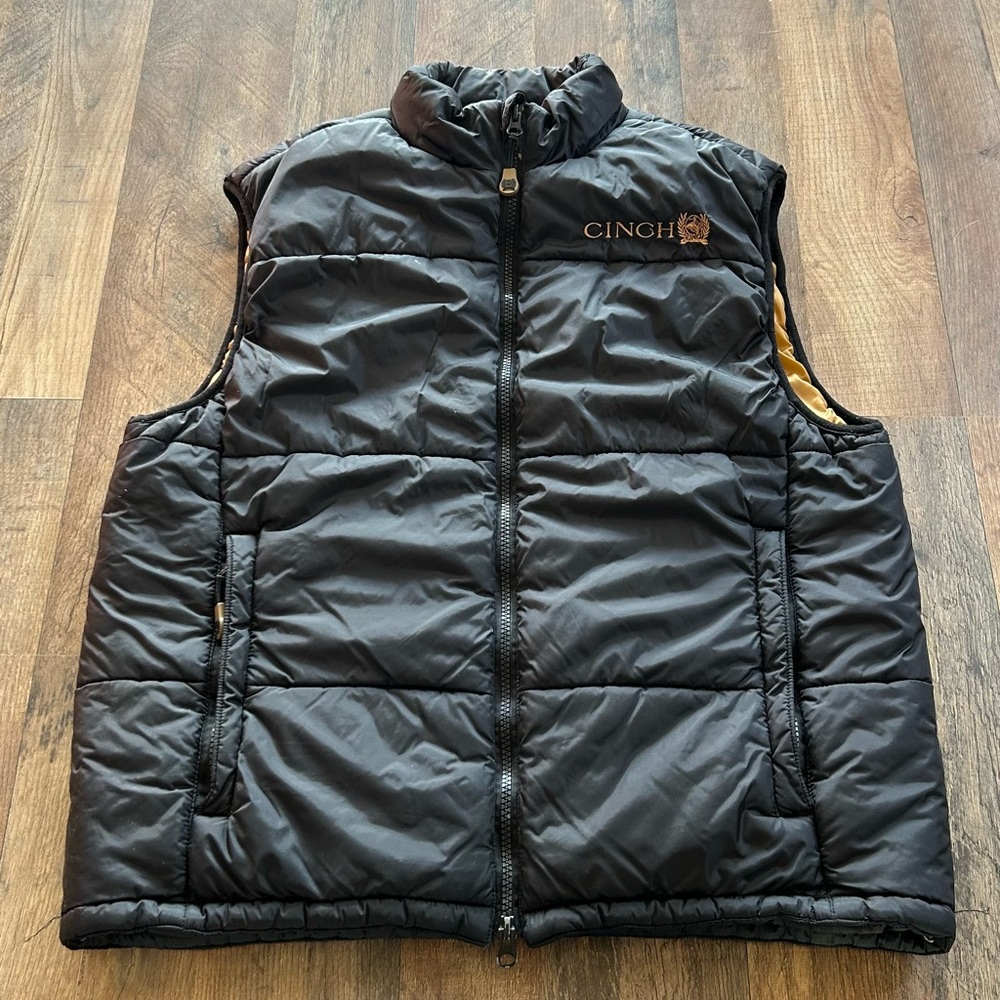Cinch Black Puffer Vest